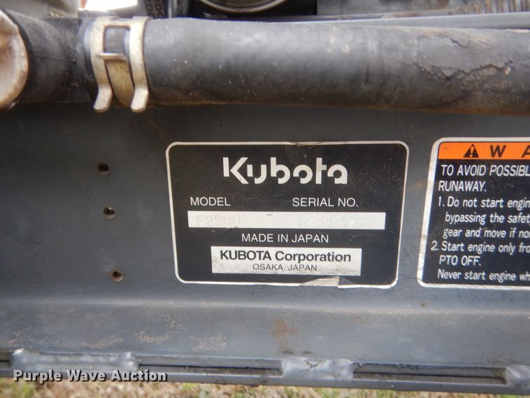 image for item HG9541 Kubota F2560  lawn mower