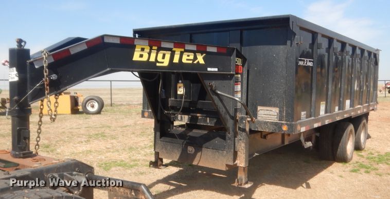 image for item HG9689 2016 Big Tex 25DU-18BK8SIR dump trailer