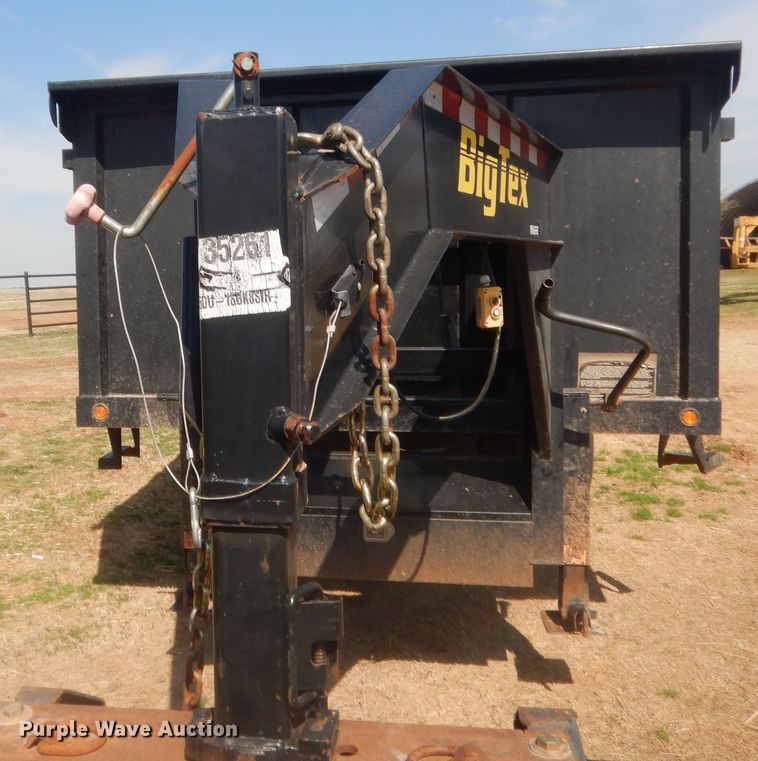 image for item HG9689 2016 Big Tex 25DU-18BK8SIR dump trailer