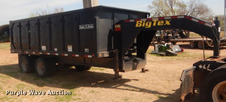 image for item HG9689 2016 Big Tex 25DU-18BK8SIR dump trailer