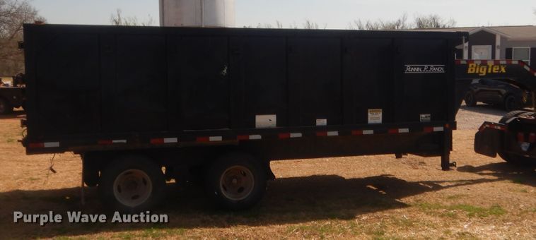 image for item HG9689 2016 Big Tex 25DU-18BK8SIR dump trailer