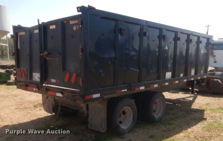 image for item HG9689 2016 Big Tex 25DU-18BK8SIR dump trailer