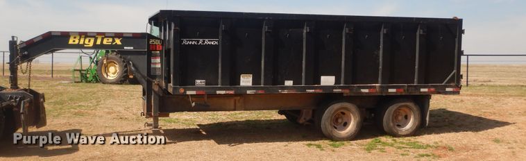 image for item HG9689 2016 Big Tex 25DU-18BK8SIR dump trailer