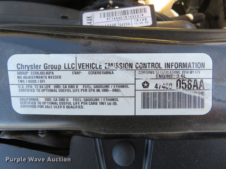 image for item HV9707 2014 Dodge Grand Caravan handicap accessible van