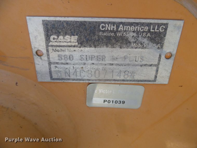 image for item DI5528 2004 Case 580 Super M  Series 2 backhoe