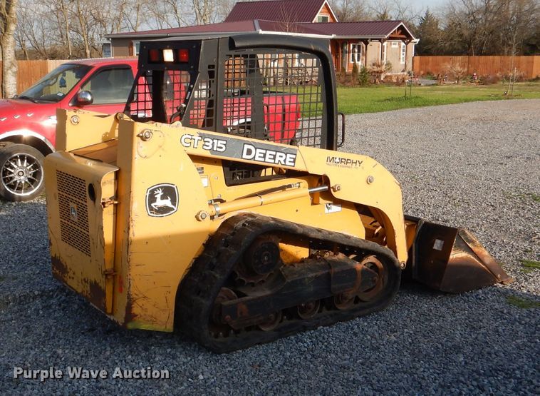 image for item DJ0514 2009 John Deere CT315  tracked skid steer loader