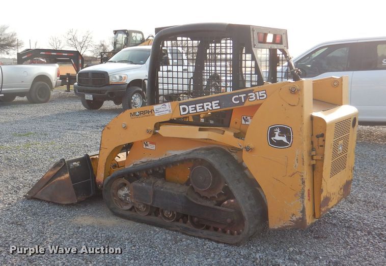 image for item DJ0514 2009 John Deere CT315  tracked skid steer loader
