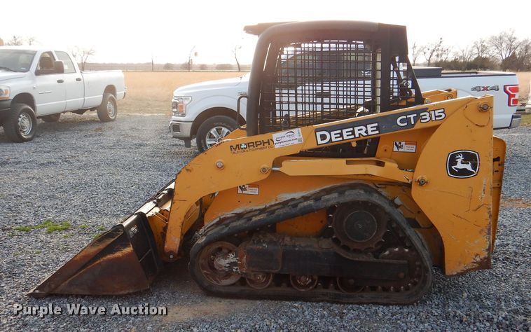 image for item DJ0514 2009 John Deere CT315  tracked skid steer loader