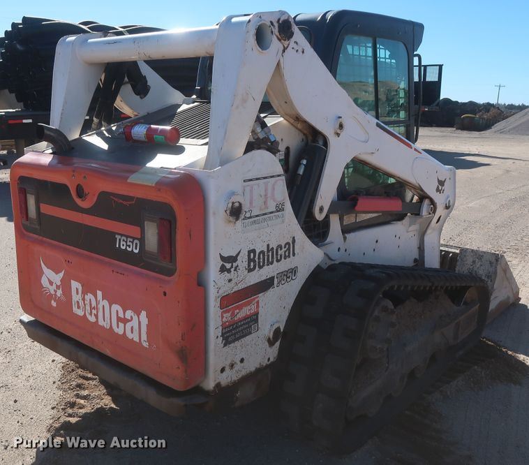 image for item DJ1875 2016 Bobcat T650  tracked skid steer loader