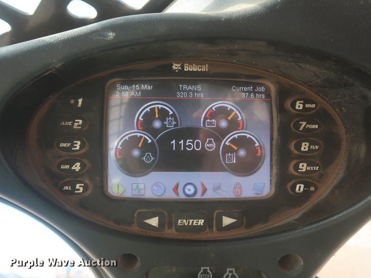 image for item DJ1875 2016 Bobcat T650  tracked skid steer loader