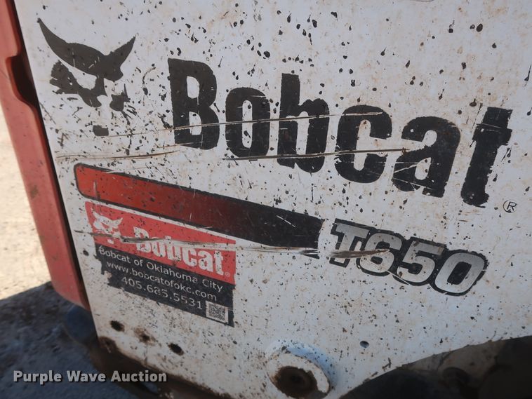 image for item DJ1875 2016 Bobcat T650  tracked skid steer loader