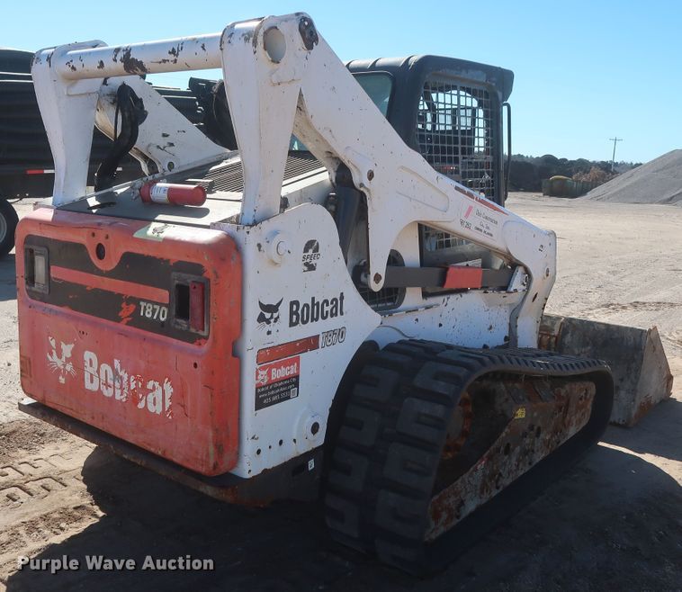 image for item DJ1876 2015 Bobcat T870  tracked skid steer loader