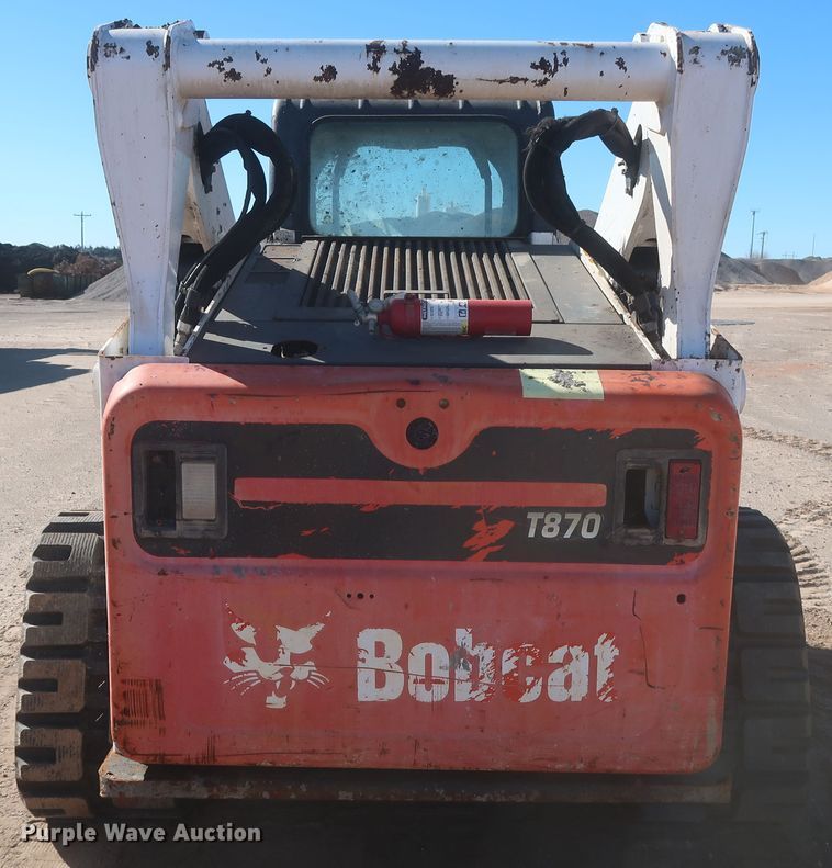 image for item DJ1876 2015 Bobcat T870  tracked skid steer loader