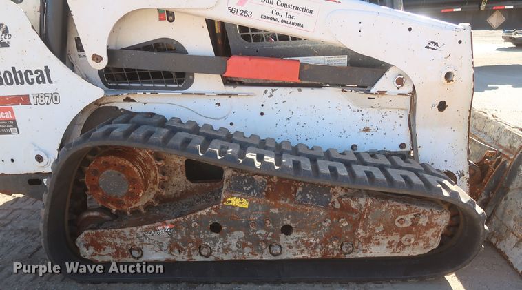 image for item DJ1876 2015 Bobcat T870  tracked skid steer loader