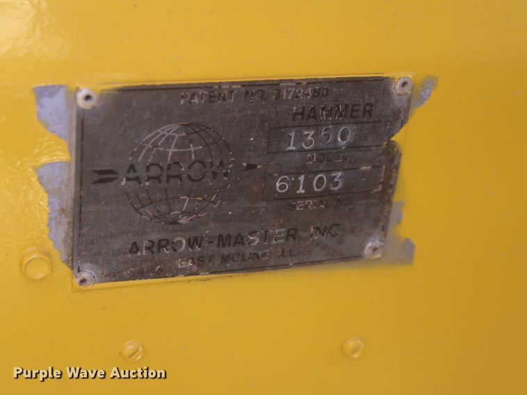 image for item DJ1880 Arrow 1350 drop hammer