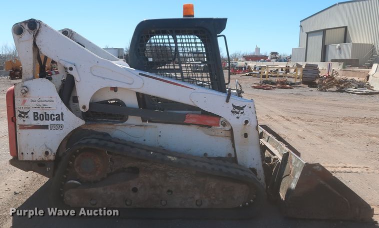 image for item DJ1881 2014 Bobcat T870  tracked skid steer loader
