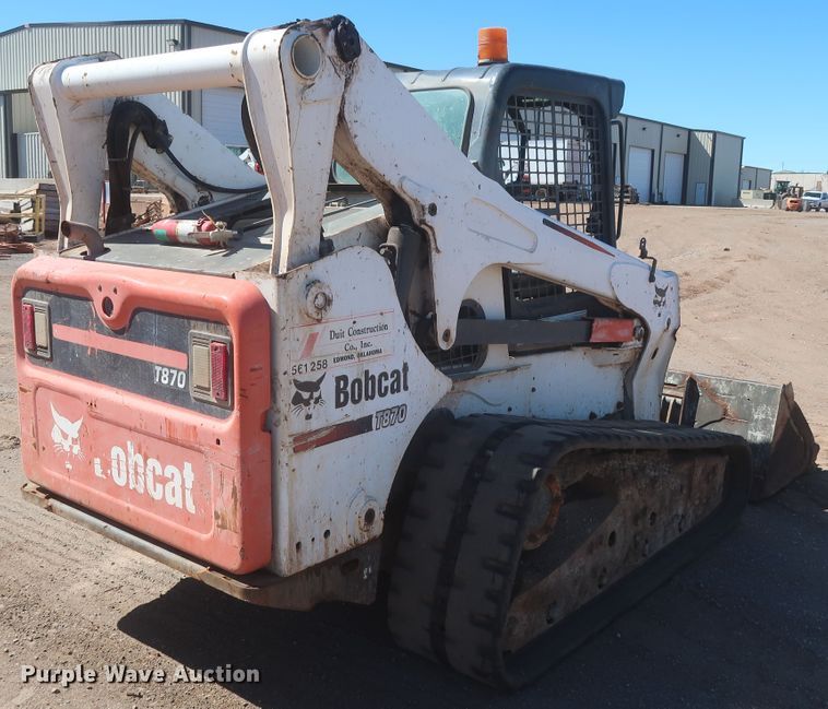 image for item DJ1881 2014 Bobcat T870  tracked skid steer loader