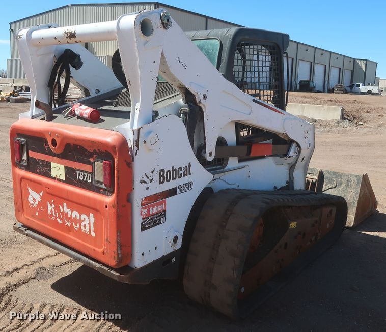image for item DJ1882 2015 Bobcat T870  tracked skid steer loader