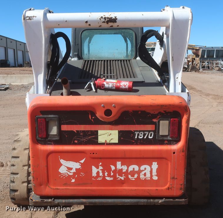 image for item DJ1882 2015 Bobcat T870  tracked skid steer loader