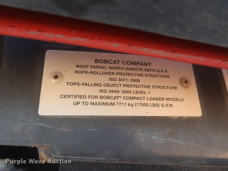 image for item DJ1882 2015 Bobcat T870  tracked skid steer loader