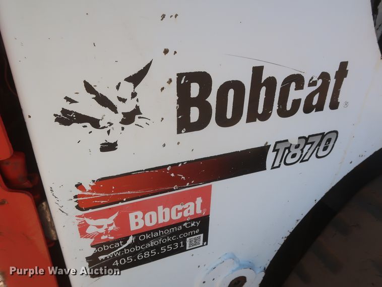 image for item DJ1882 2015 Bobcat T870  tracked skid steer loader