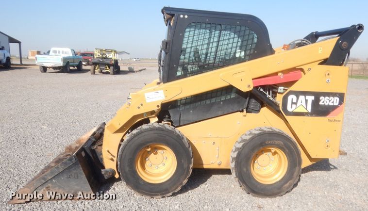 image for item DJ2211 2016 Caterpillar 262D  skid steer loader
