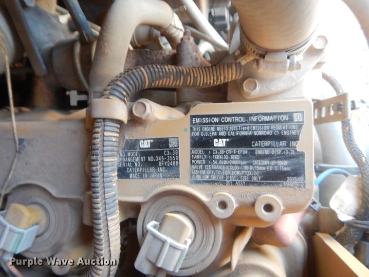 image for item DJ2211 2016 Caterpillar 262D  skid steer loader