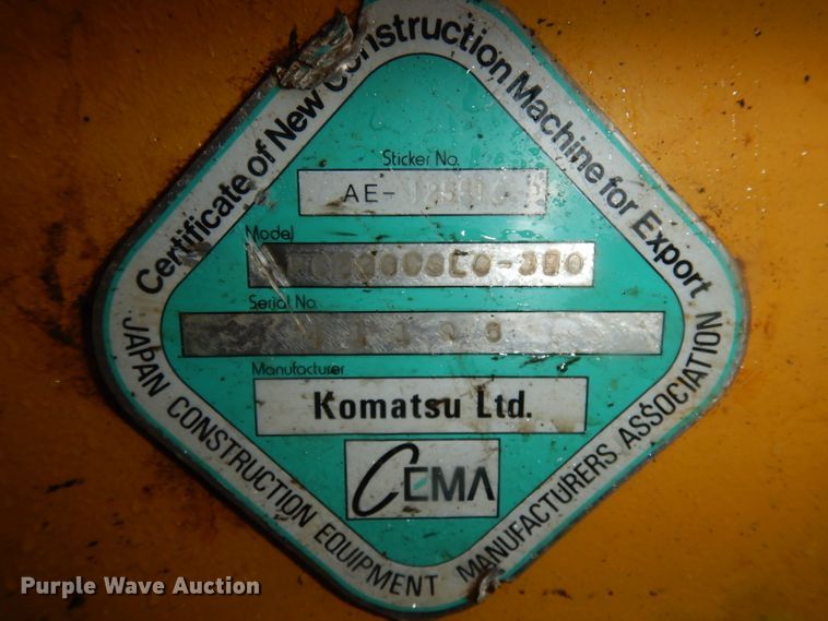 image for item DJ2961 2008 Komatsu PC228USLC-3EO  excavator
