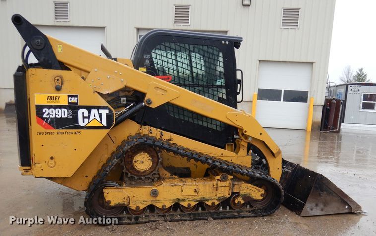 image for item DJ2962 2018 Caterpillar 299D2  tracked skid steer loader