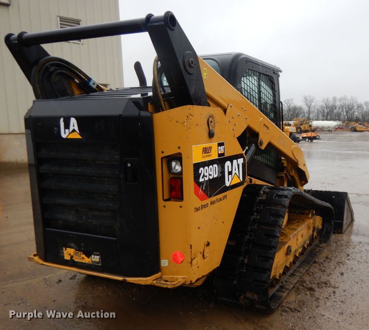 image for item DJ2962 2018 Caterpillar 299D2  tracked skid steer loader