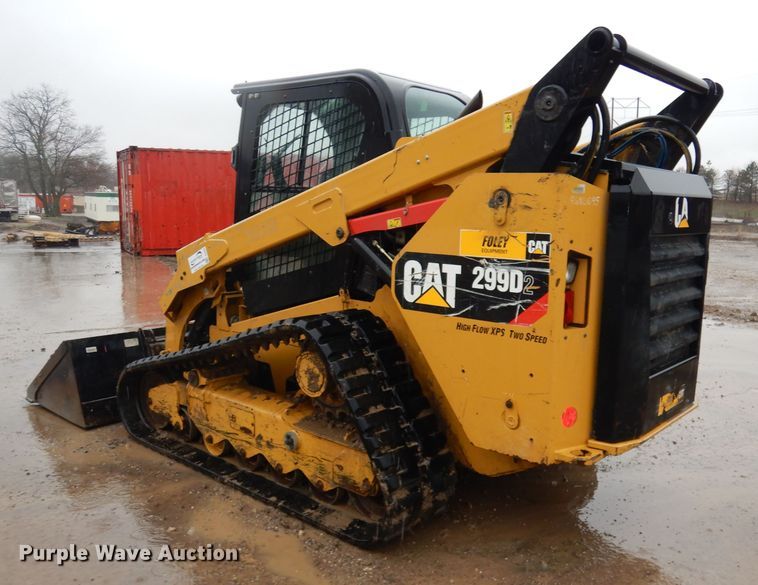 image for item DJ2962 2018 Caterpillar 299D2  tracked skid steer loader