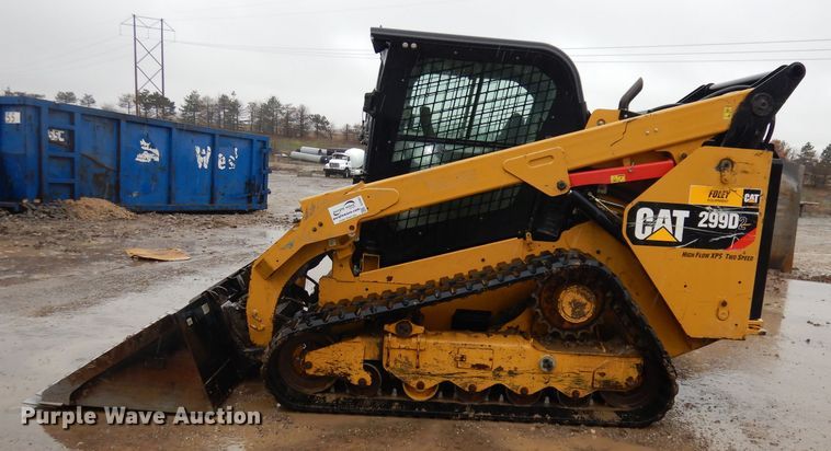 image for item DJ2962 2018 Caterpillar 299D2  tracked skid steer loader