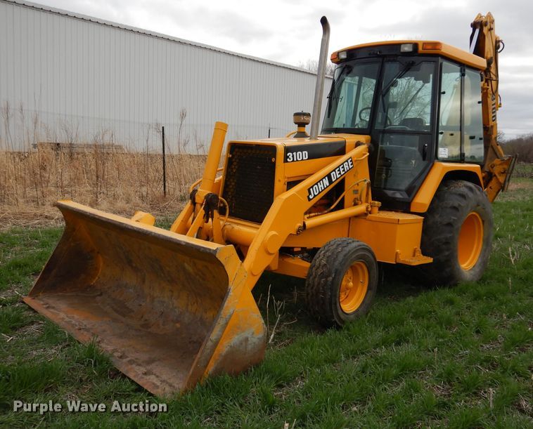 image for item DJ2979 1991 John Deere 310D  backhoe