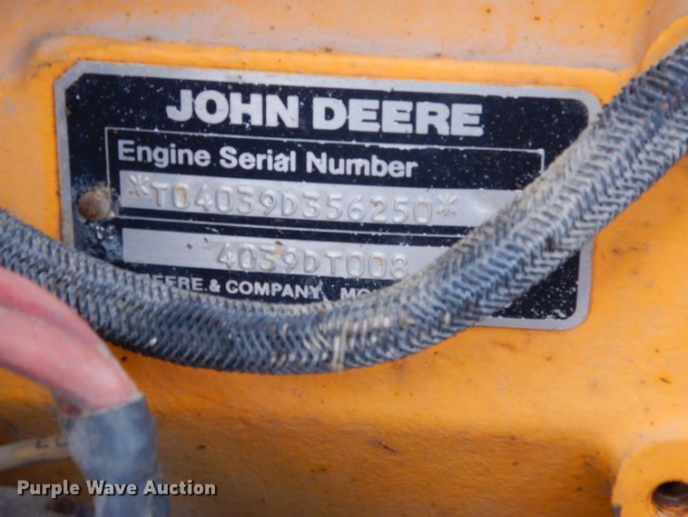 image for item DJ2979 1991 John Deere 310D  backhoe