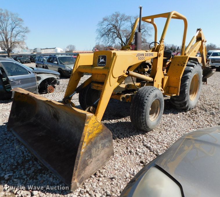 image for item DJ5977 John Deere 500C  backhoe