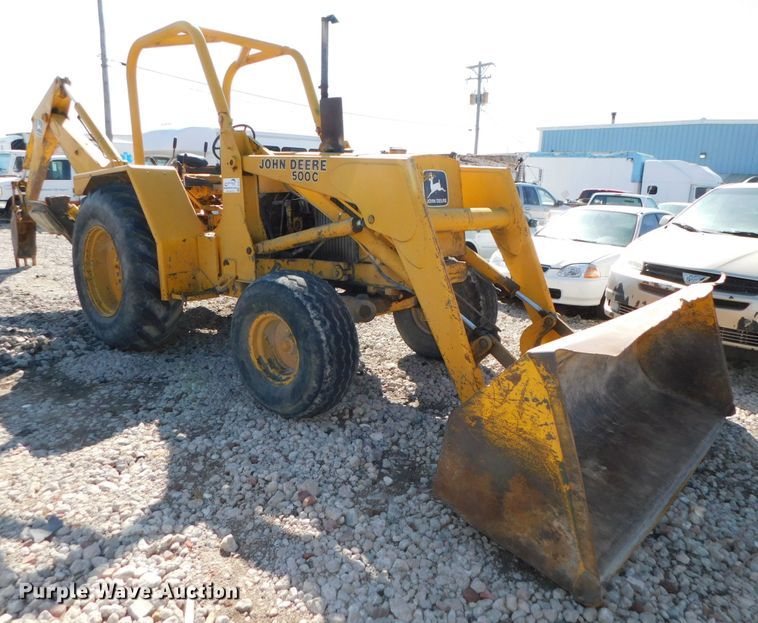 image for item DJ5977 John Deere 500C  backhoe