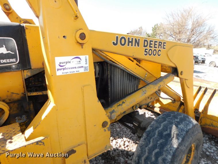 image for item DJ5977 John Deere 500C  backhoe