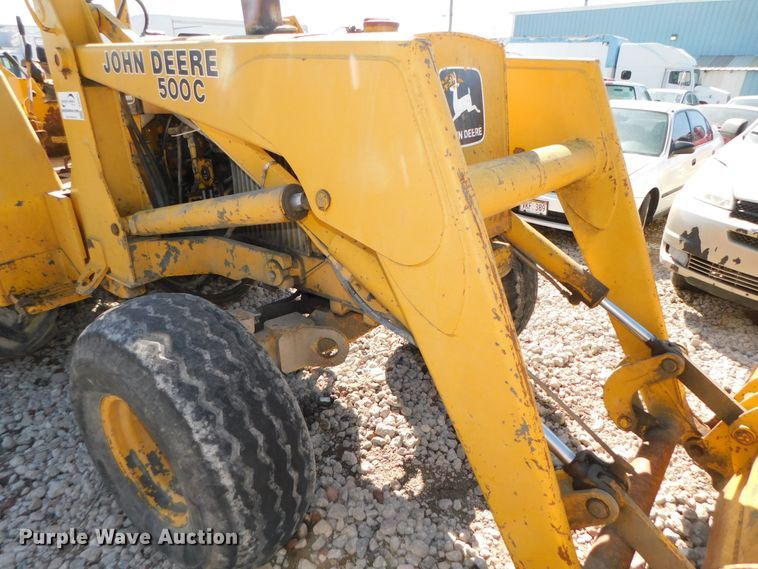 image for item DJ5977 John Deere 500C  backhoe