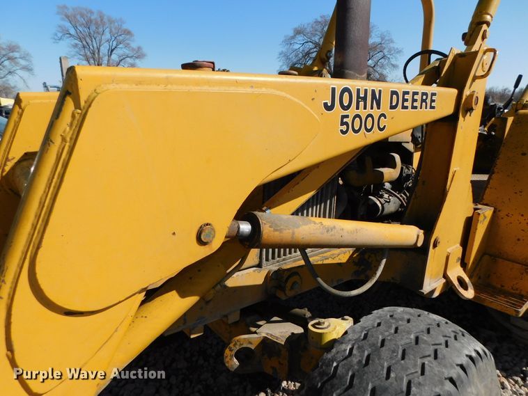 image for item DJ5977 John Deere 500C  backhoe