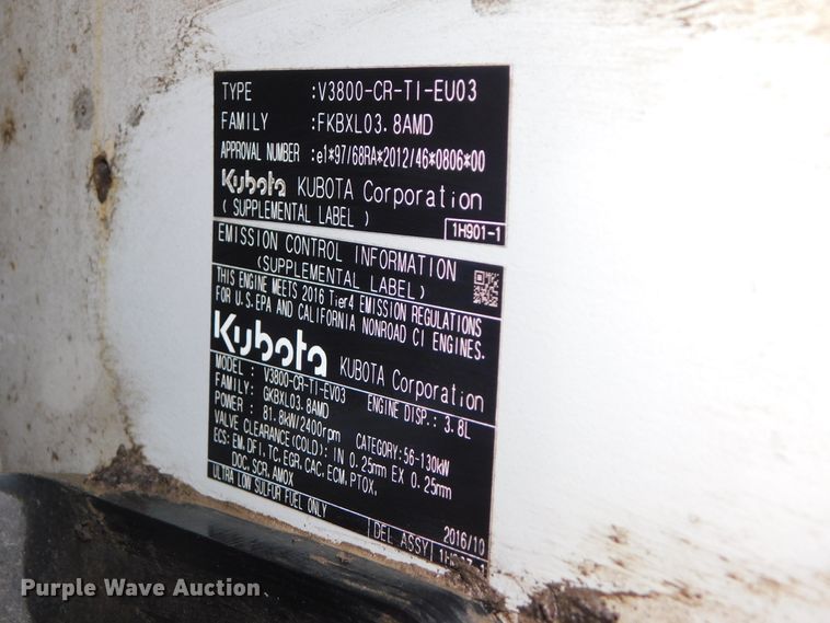 image for item DJ5978 2018 Takeuchi TL12R-2  tracked skid steer loader