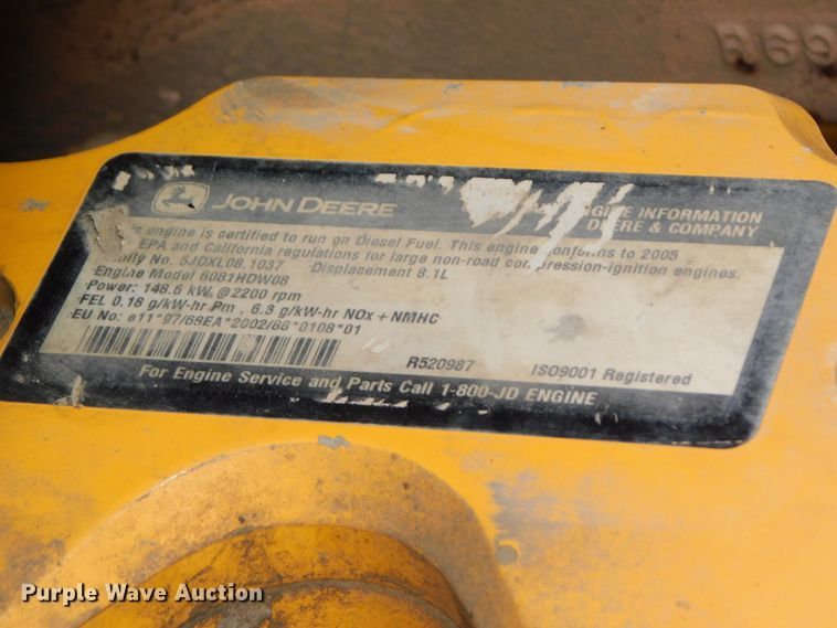 image for item DJ5982 2006 John Deere 644J  wheel loader