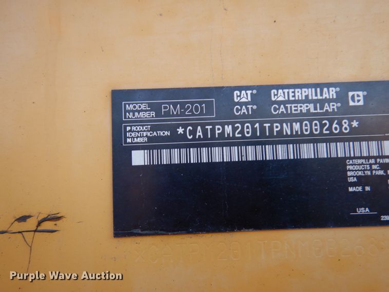 image for item DJ6023 2010 Caterpillar PM201  milling machine