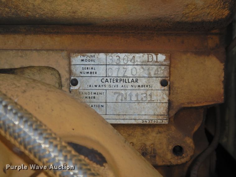 image for item DJ8346 1981 Caterpillar 120G  rigid frame motor grader