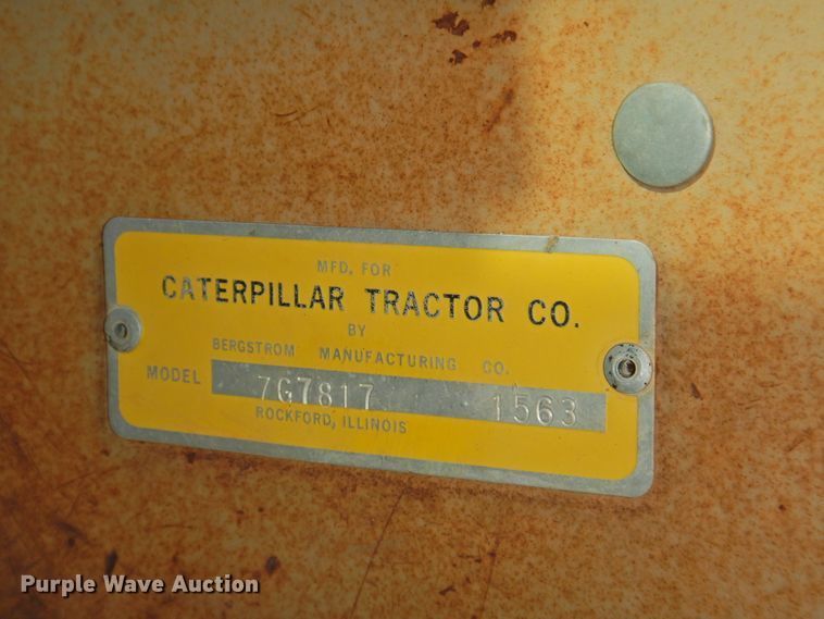 image for item DJ8346 1981 Caterpillar 120G  rigid frame motor grader