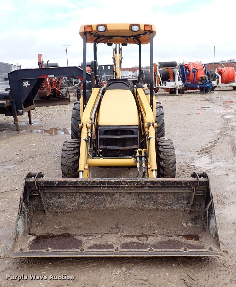 image for item DK4555 2009 John Deere 110  backhoe