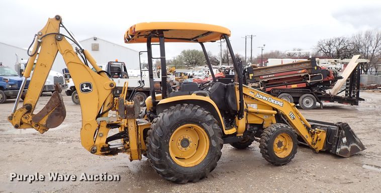 image for item DK4555 2009 John Deere 110  backhoe