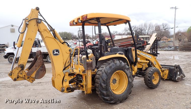 image for item DK4555 2009 John Deere 110  backhoe