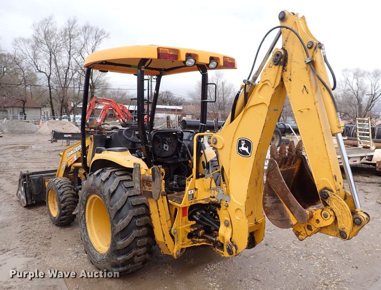 image for item DK4555 2009 John Deere 110  backhoe