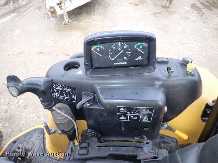 image for item DK4555 2009 John Deere 110  backhoe