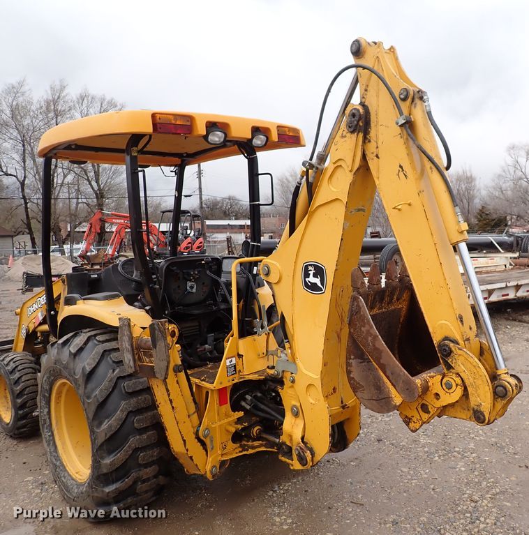 image for item DK4555 2009 John Deere 110  backhoe